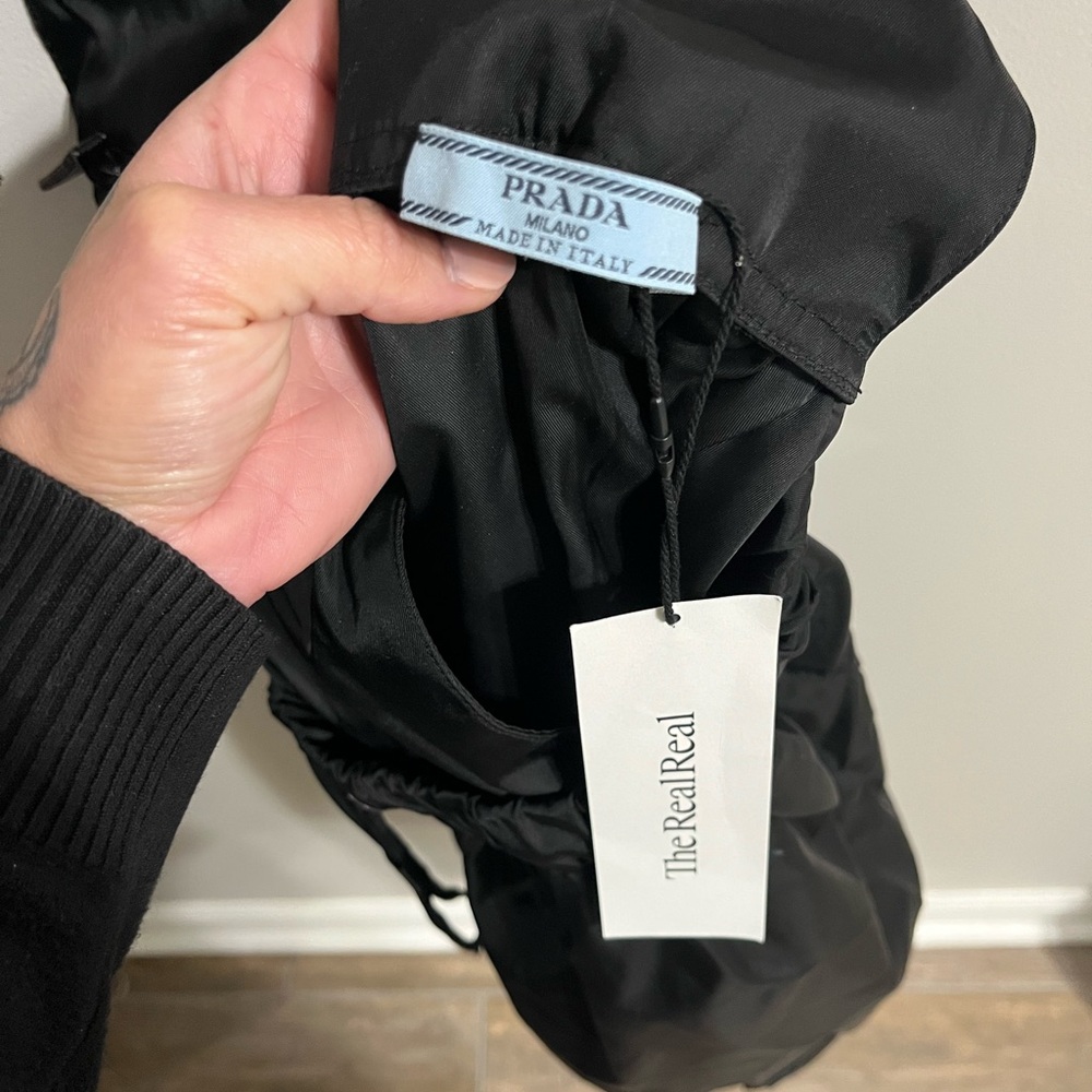 Prada Re-Nylon Gabardine Mini Dress - Picture 6 of 8
